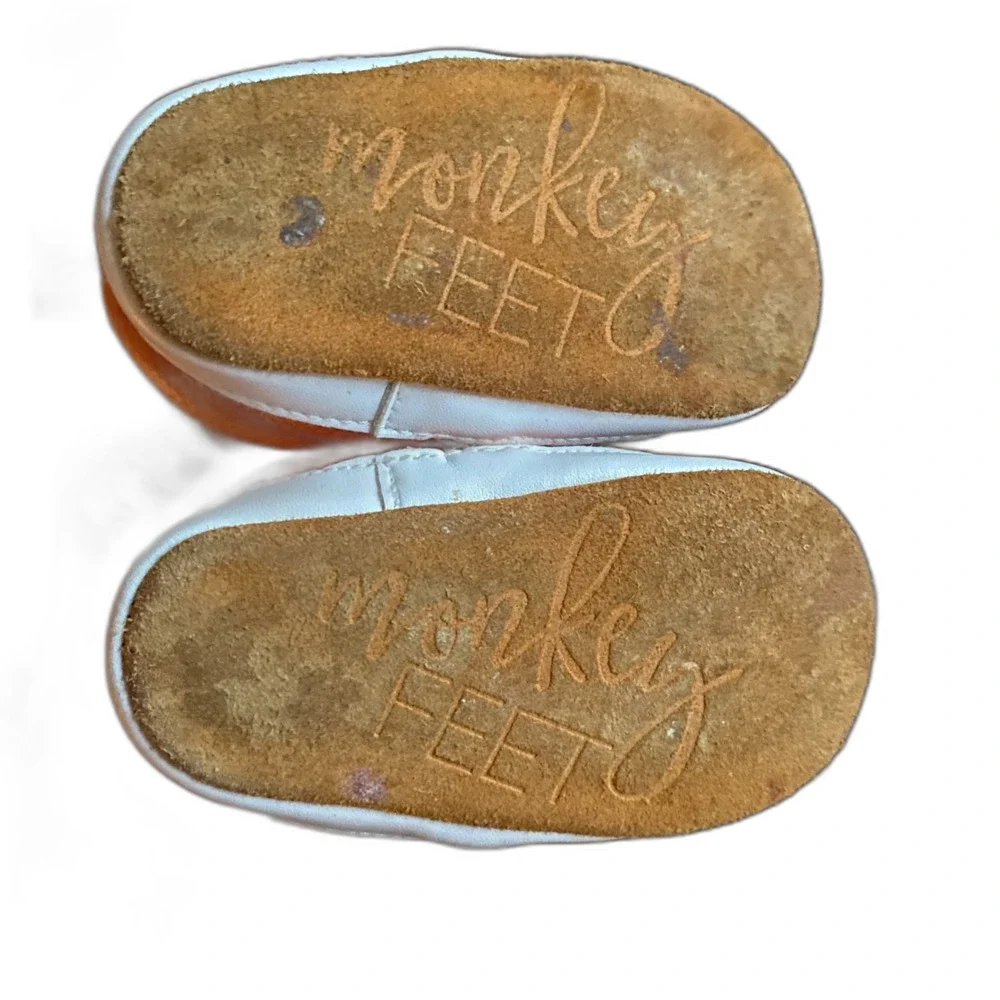 Monkey Feet Orange Slip-On Shoes 6-12 Months